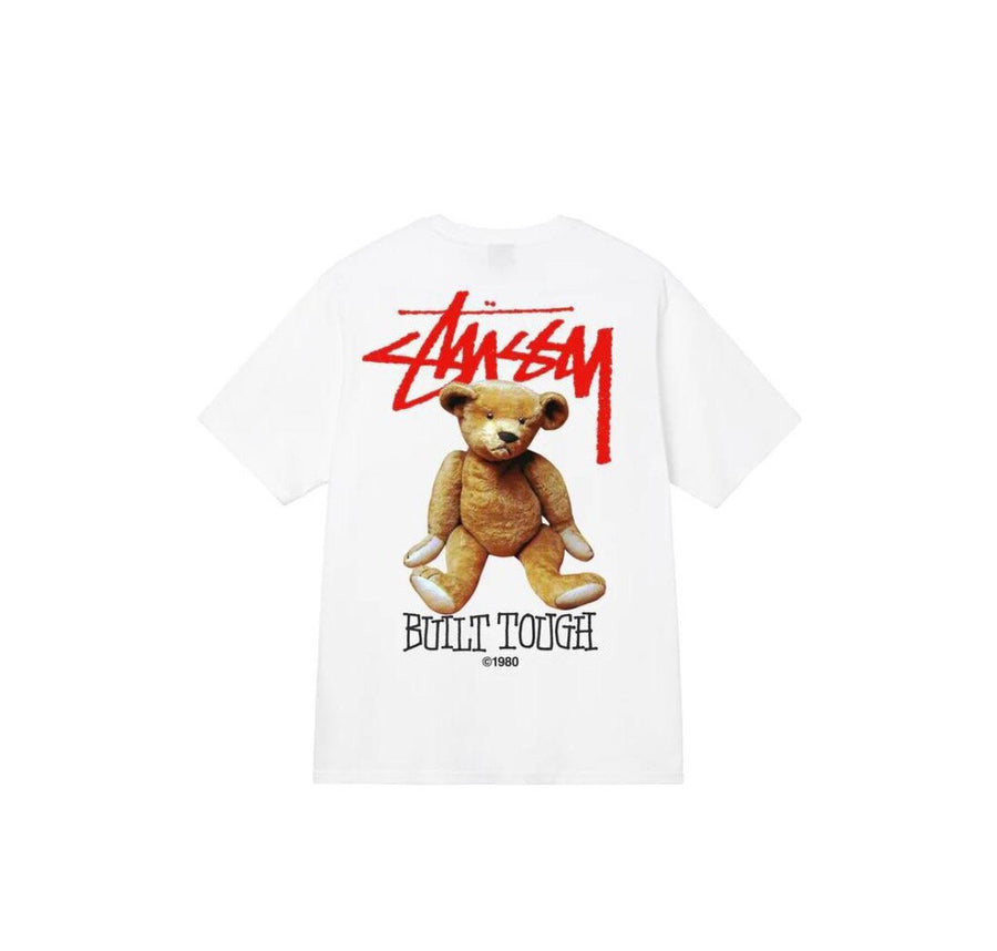 STÜSSY T-SHIRT BUILT TOUGH – Blanc