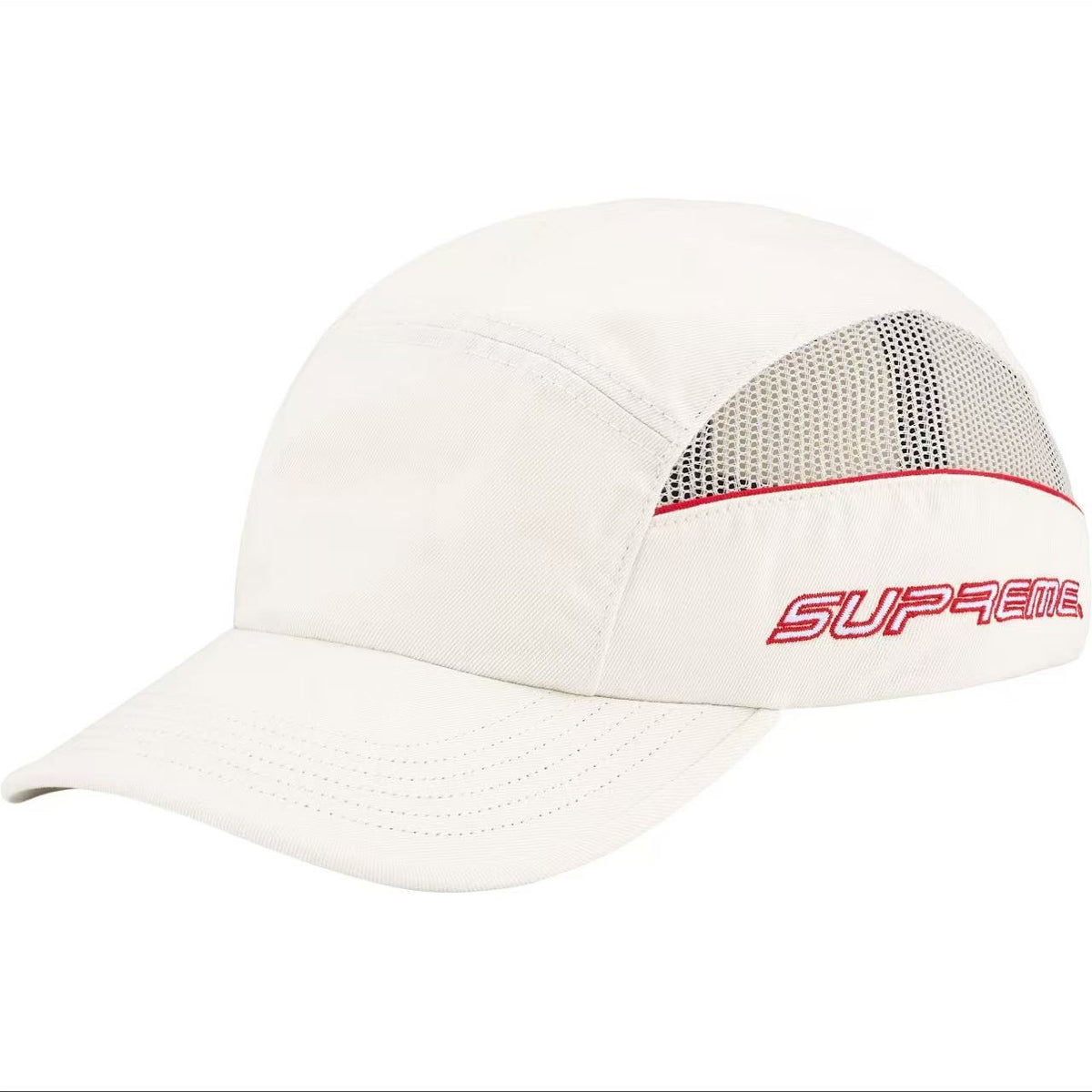 SUPREME MESH PANEL CAMP CAP mesh blanc face.jpg