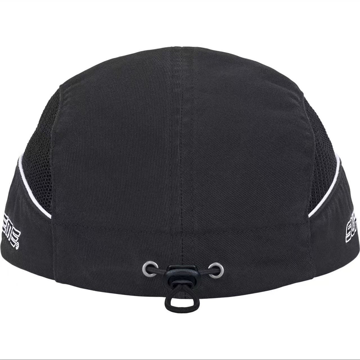SUPREME MESH PANEL CAMP CAP mesh noir dos.jpg