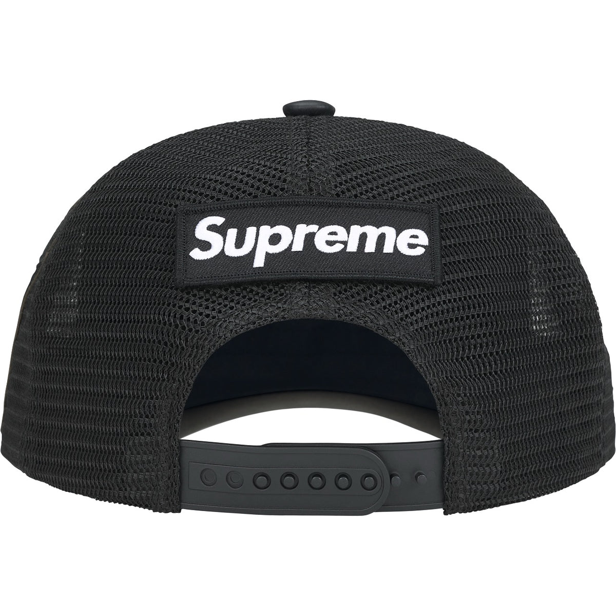 SUPREME X VANSON SPIDER WEB TRUCKER CAP spider noir dos.jpg