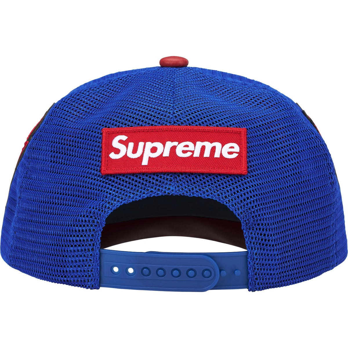 SUPREME X VANSON SPIDER WEB TRUCKER CAP spider rouge dos.jpg