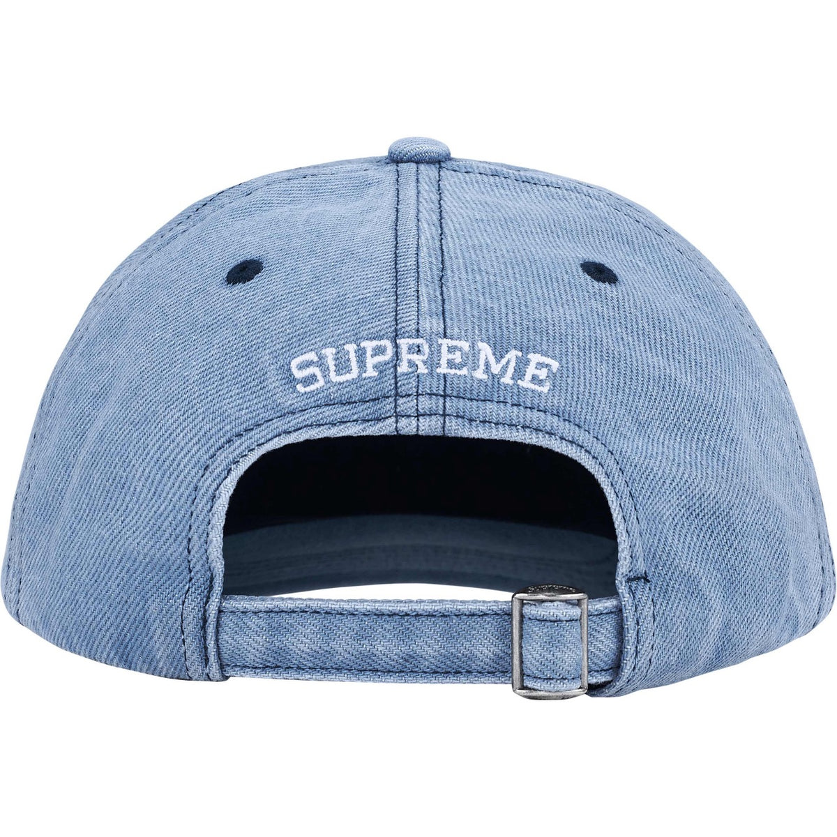 Casquette Supreme bleu vue arriere