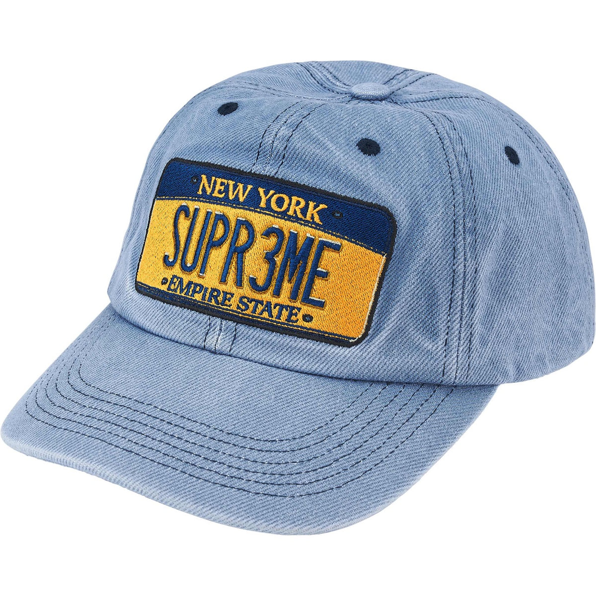 Casquette Supreme bleu vue avant