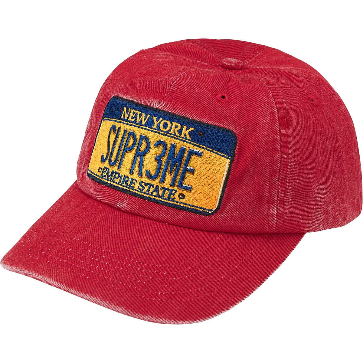 Casquette Supreme rouge vue avant