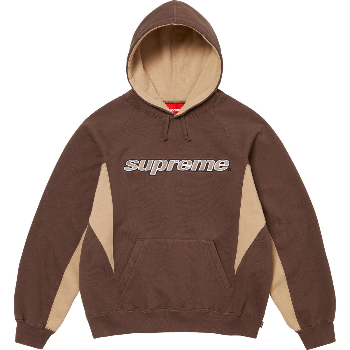 SUPREME DIVISION ONE CHAMPS HOODIE division marron face