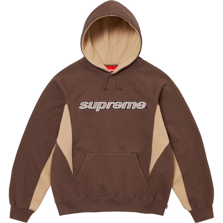 SUPREME DIVISION ONE CHAMPS HOODIE division marron face