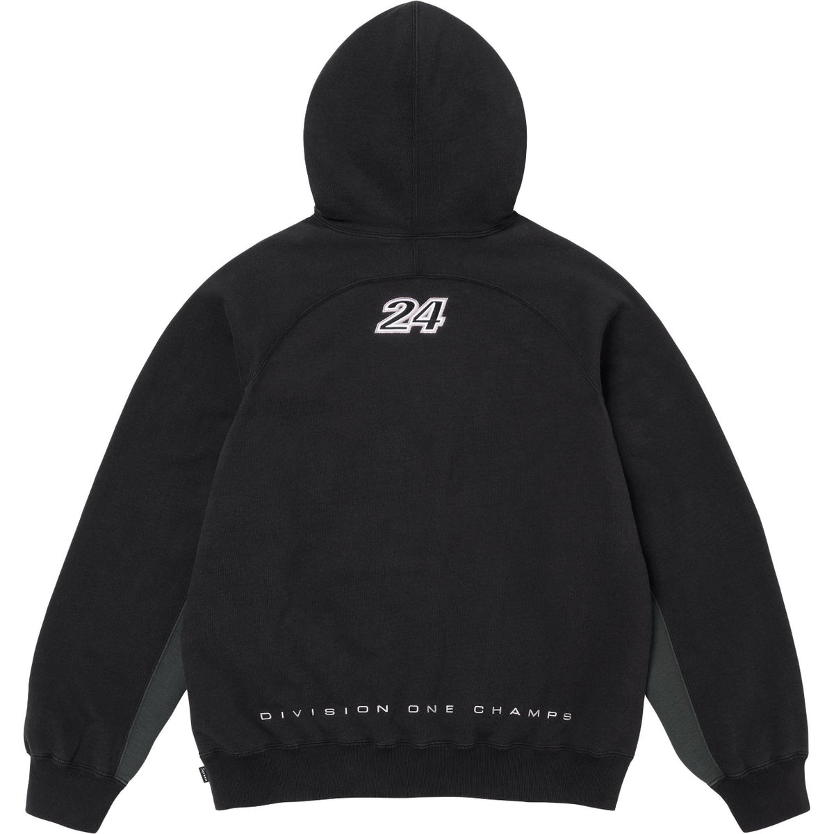 SUPREME DIVISION ONE CHAMPS HOODIE division noir dos