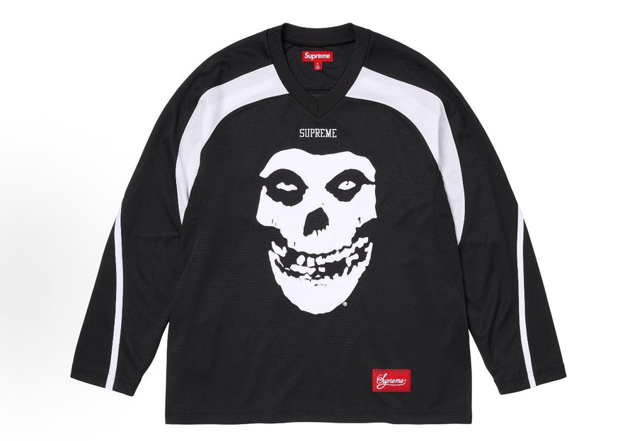 SUPREME MISFITS HOCKEY JERSEY misfits-noir-avant