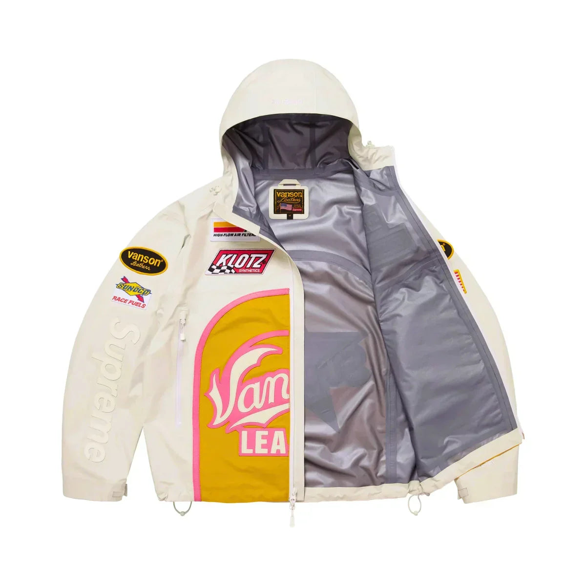 Supreme x Vanson Leathers GORE-TEX – blanc-interieur